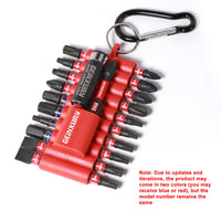 22 Pcs Impact Screwdriver Bit Set – Magnetic Multi-Driver Bits with Bit Holder & Organizer Sleeve