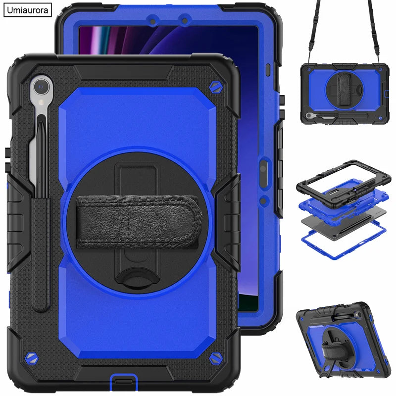 Kids Shockproof Tablet Cover For Samsung Tab S7 / S8 / S9 FE Plus by Snagg A Tab Case