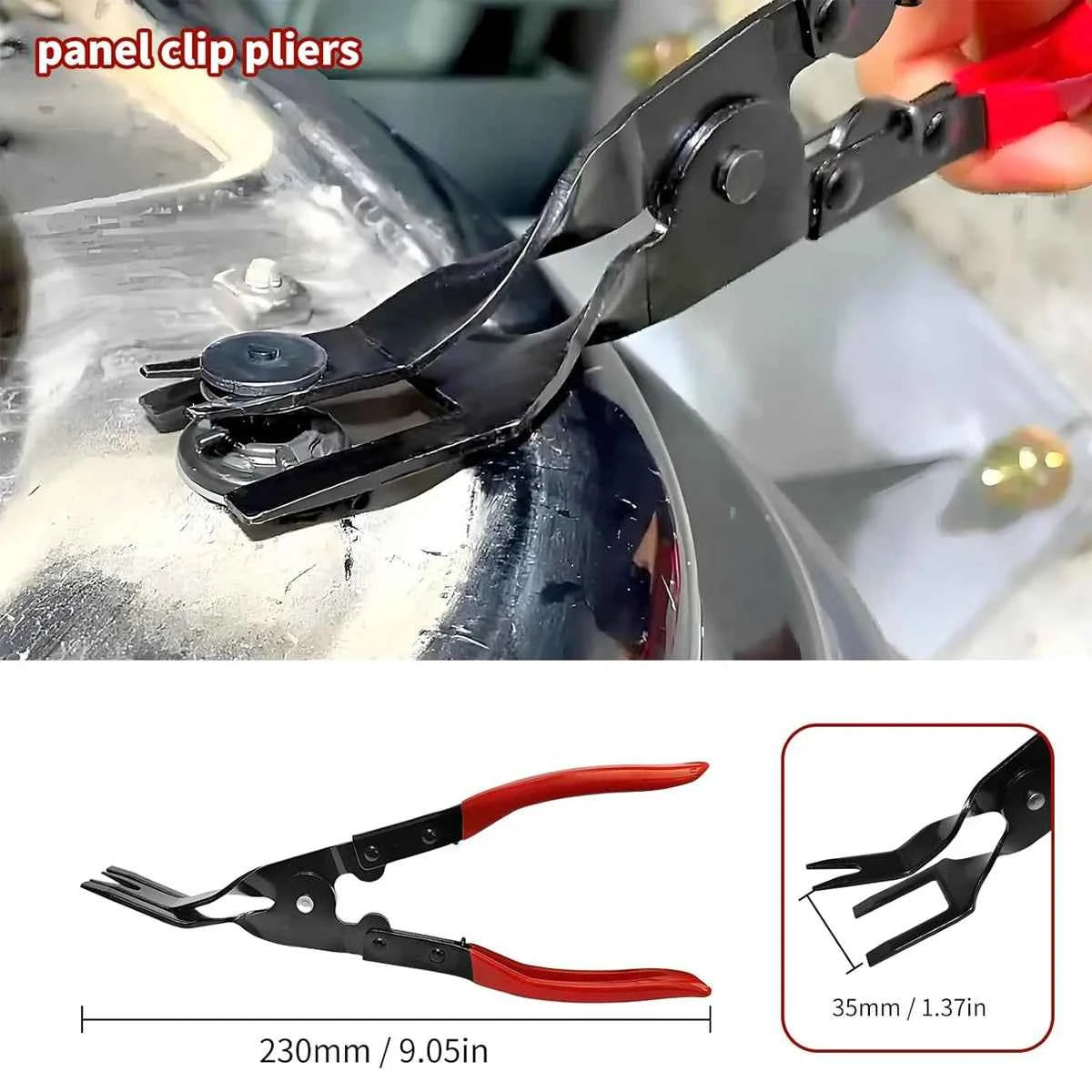 8 Pcs Professional Auto Hose Clamp & Trim Removal Plier Set | Carbon Steel Master Mechanic Kit