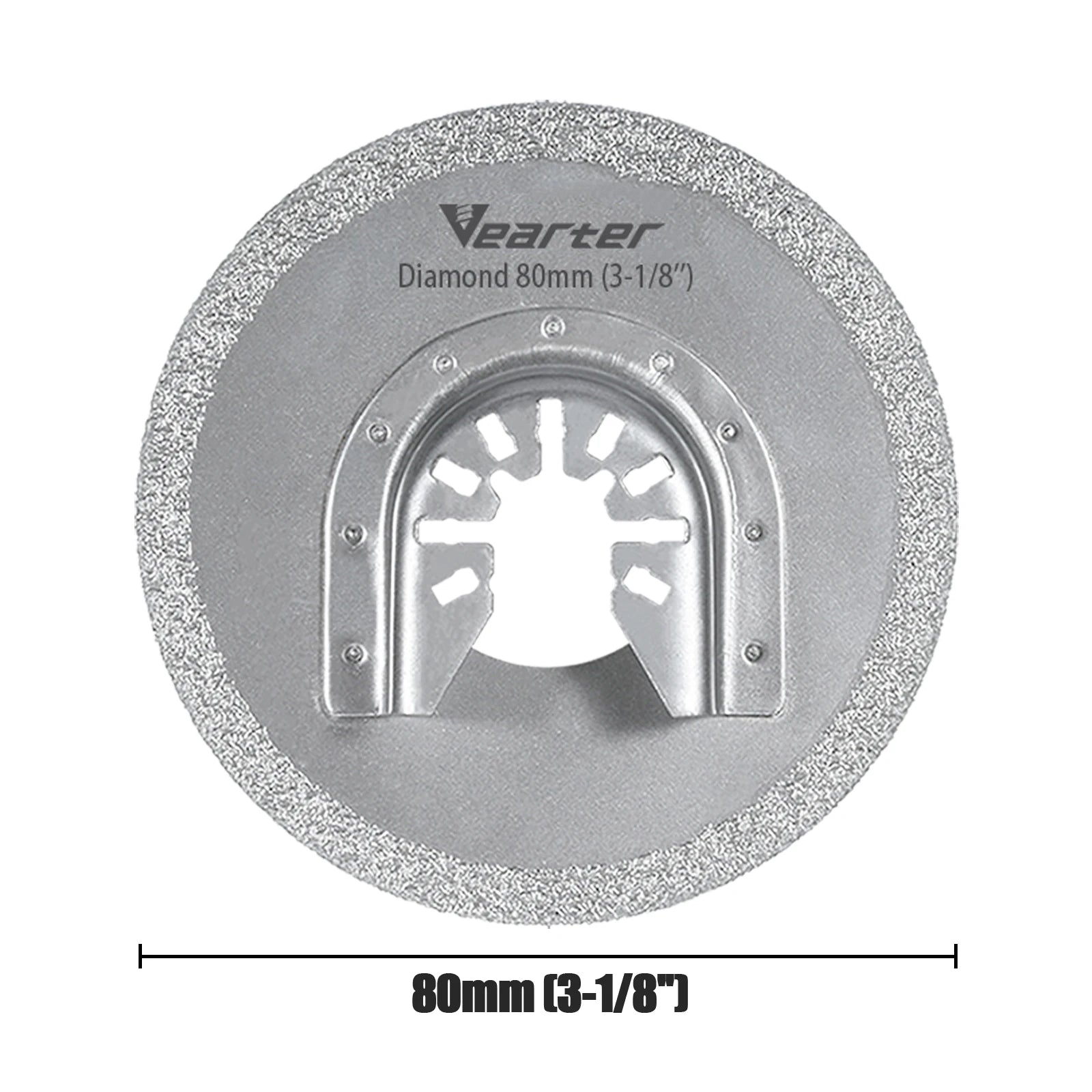 Diamond Oscillating Saw Blades 7pcs | Quick-Release Universal Multitool Triangle Blade for Tile Grout Ceramic