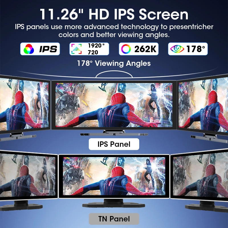 11.26" 4K Car DVR – Portable Dash Cam with Wireless CarPlay, Android Auto & 5G WiFi Navigation by Snagg A Car DVR