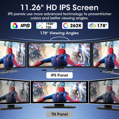 11.26" 4K Car DVR – Portable Dash Cam with Wireless CarPlay, Android Auto & 5G WiFi Navigation by Snagg A Car DVR