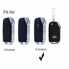 5 Bottons Carbon Fiber ABS Car Key Cover by Snagg A Key Cover