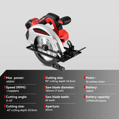 7-Inch Brushless Cordless Circular Saw