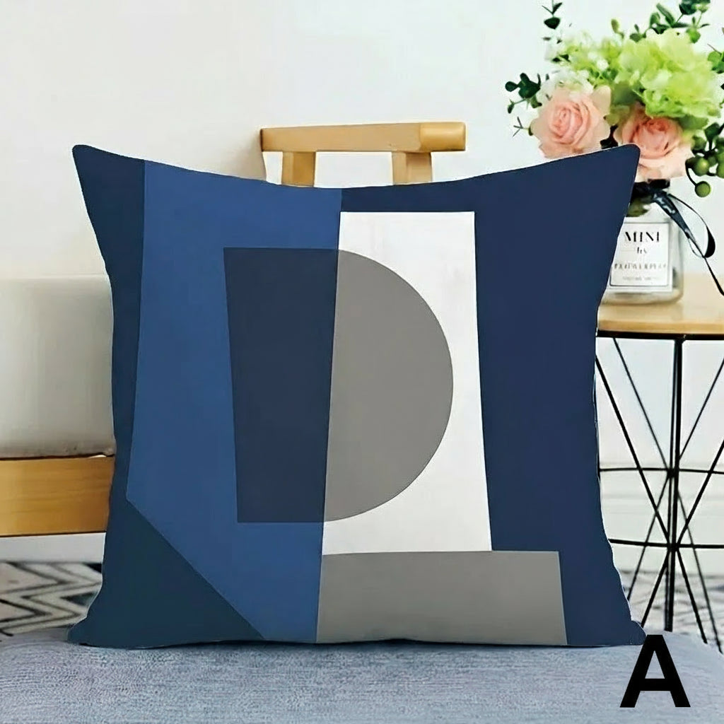 Abstract Geometric Cushion Cover by Snagg A Cushion Cover