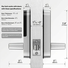 Smart Fingerprint Door Lock – WiFi Keyless Entry with Touchscreen by Snagg A Smart Door Lock
