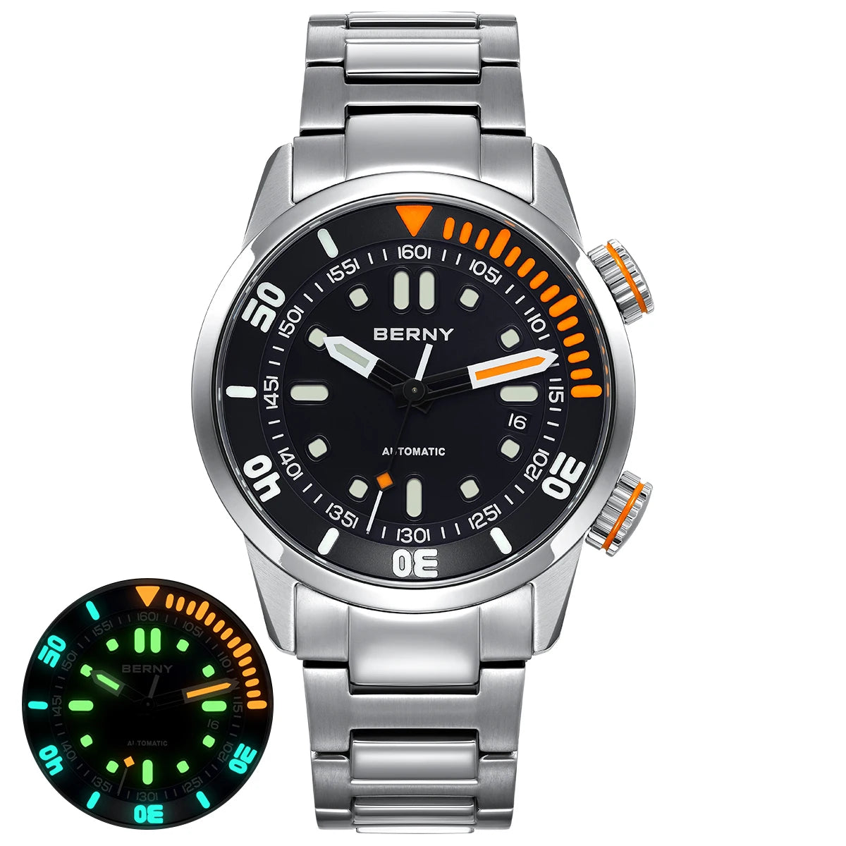 BERNY 20BAR Diver Men’s Automatic Watch