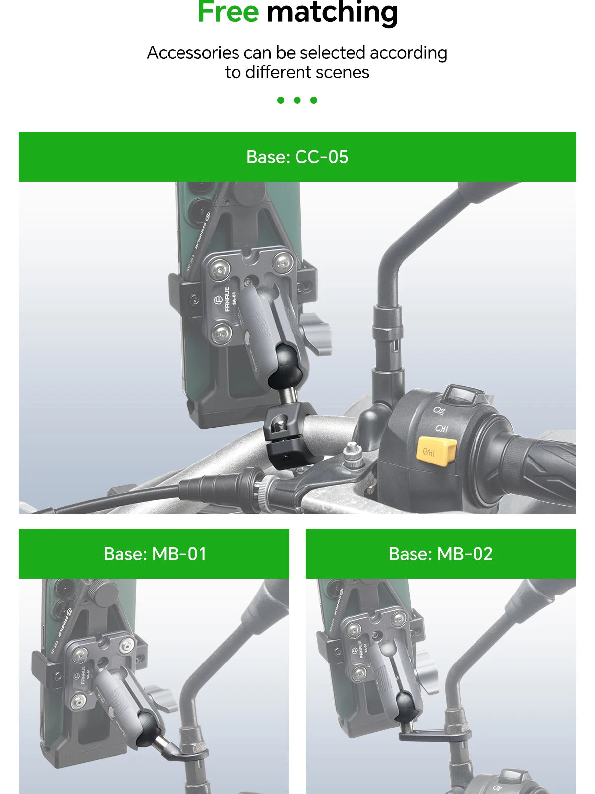 Motorcycle Phone Holder by Snagg A Phone Holder