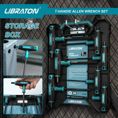 Libraton 7-Piece T-Handle Allen Wrench Set