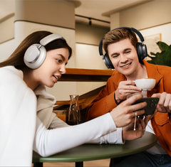 Wireless ANC Headphones | Bluetooth Over-Ear Hi-Res Headset (120H Playtime) by Snagg A Headphone