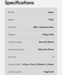 Auto Tracking Selfie Stick Tripod Gesture Control by Snagg A Tripod