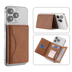 MagSafe Compatible Trifold PU Leather Wallet by Snagg A MagSafe Wallet