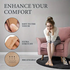 Women’s Invisible No Show Socks — Non-Slip Cotton Liner Set (6/8 Pairs)