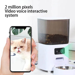 5L Smart Automatic Pet Feeder with Optional Camera & Voice Control - SnaggIt