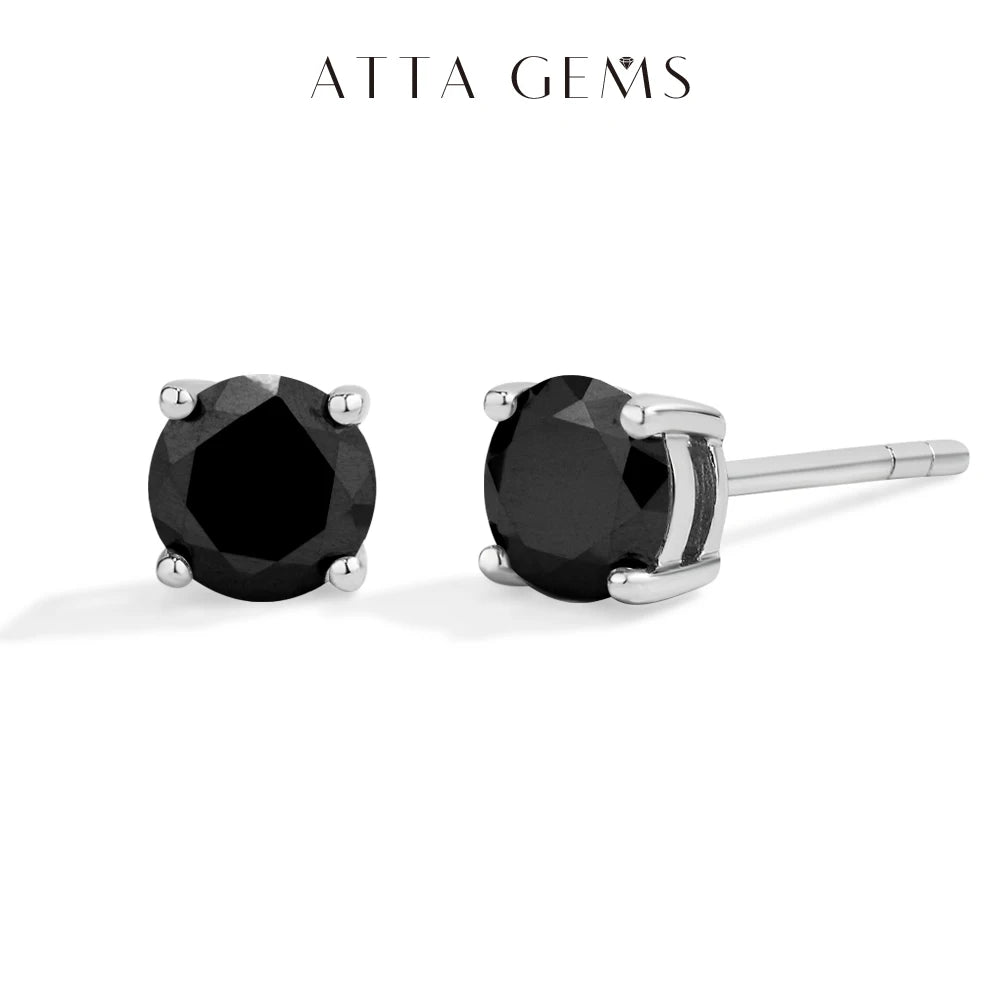 0.5CT Colored Moissanite Stud Earrings