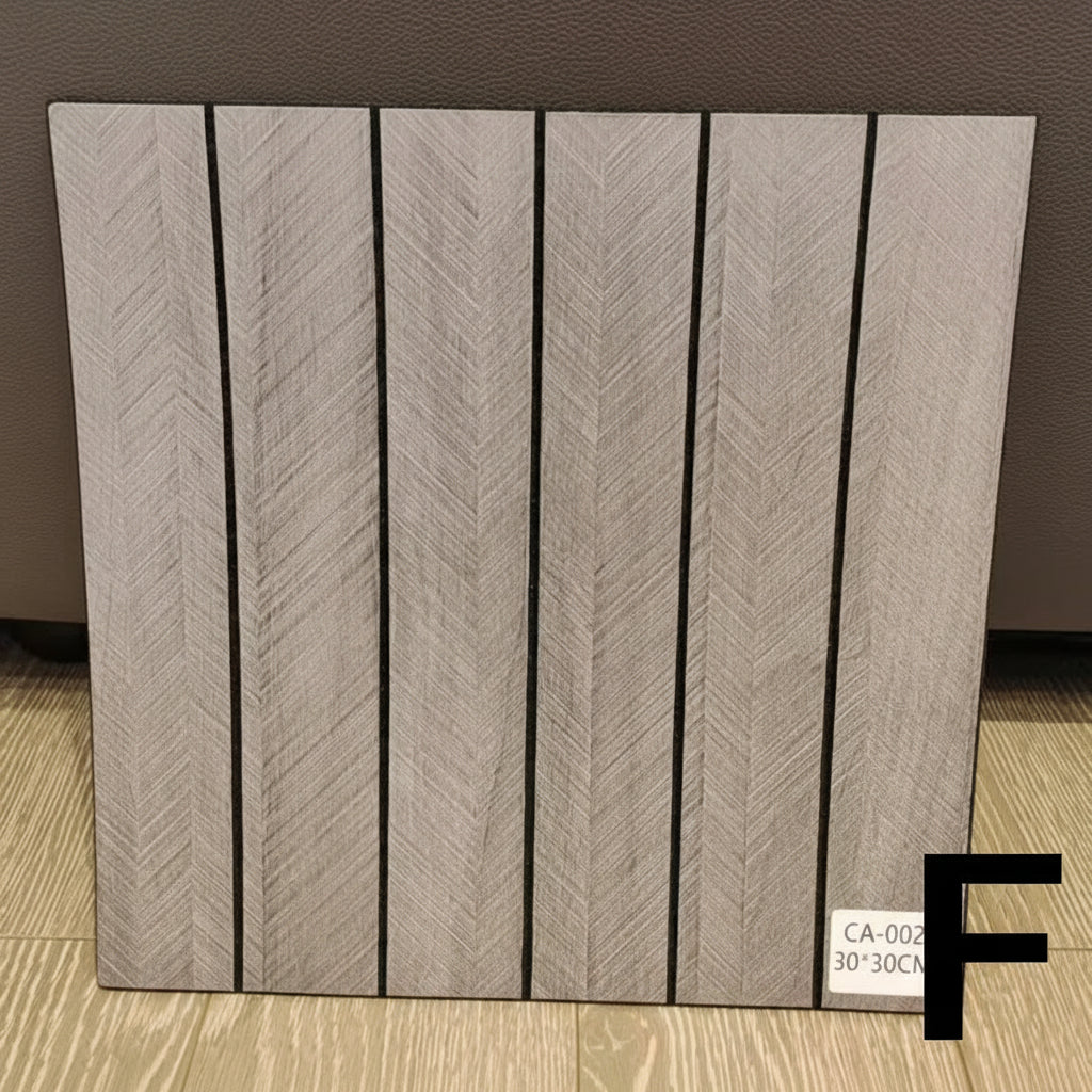 Self-Adhesive Vinyl Waterproof Wood-Grain Striped Wall Stickers by Snagg A Vinyl Sticker
