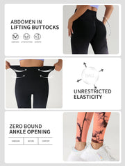 Tie-Dye Seamless Yoga Pants by Snagg A Pant