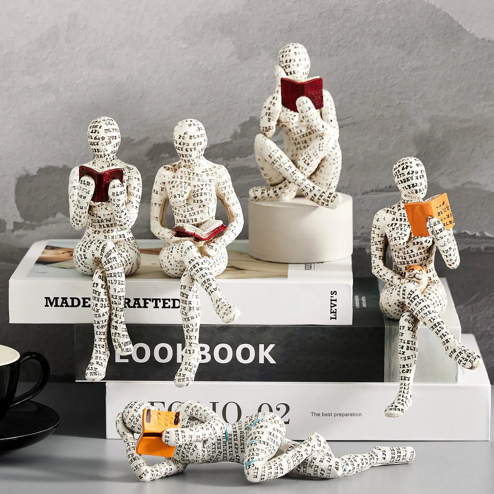 Abstract Reading Woman Sculpture by Snagg A Sculpture