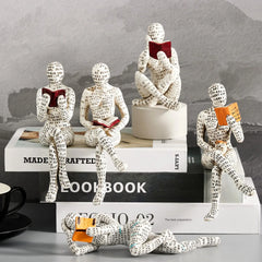 Abstract Reading Woman Sculpture by Snagg A Sculpture