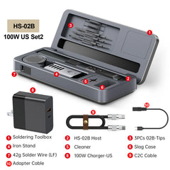HS-02 Smart Soldering Iron by Snagg A Soldering Station