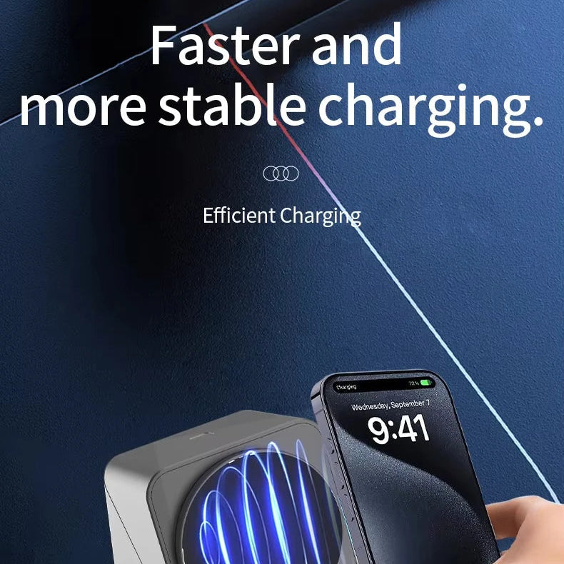 3 in 1 Wireless Charger Rotating Magnetic for Apple by Snagg A Charging Station