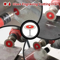 Mini Brazed Cutting Disc Saw Blade | Glass Jade Crystal Tile Marble Round Shank CE Certified 30–50mm