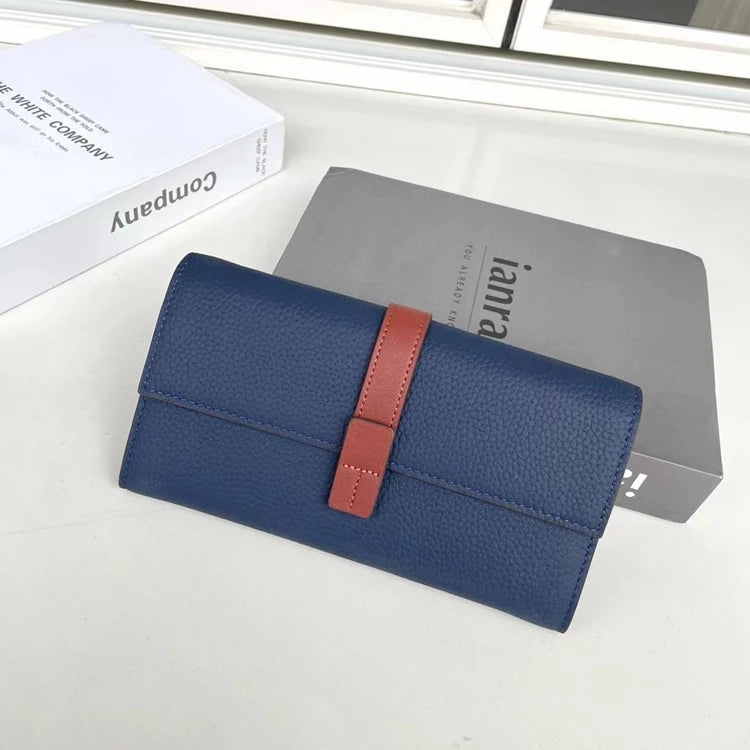 Luxury Genuine Leather Long Wallet