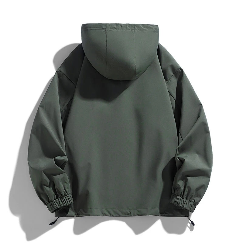Oversized Men’s Hooded Windbreaker by Snagg A Jacket
