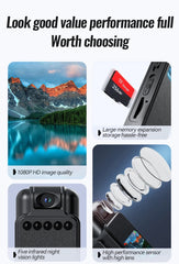 4K HD Mini Action Camera – Waterproof Helmet Cam with Clip Mount by Snagg A Portable Camera