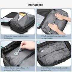 40L Expandable Travel & Business Backpack