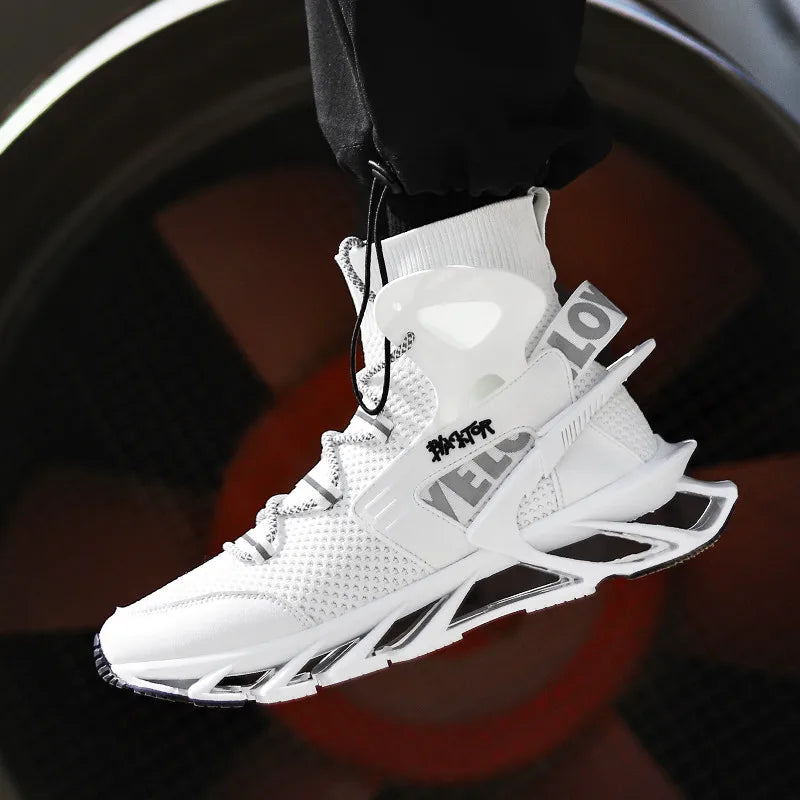 Men’s Air Mesh Sneakers – Casual Trainers with Anti-Odor Comfort by Snagg A Shoes