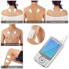 16 Mode TENS & EMS Muscle Stimulator – Portable Dual Channel Therapy Device