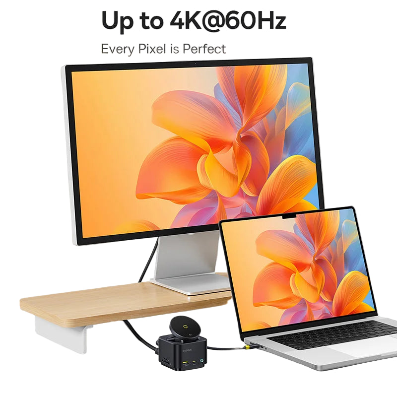 Magnetic Wireless Charger Qi2 15W for iPhone by Snagg A Charging Station