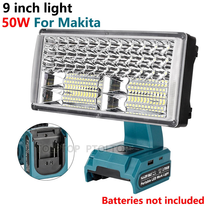 LED work light for Makita 18V batteries – image 9