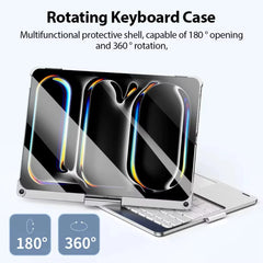 360 Degree Flip Backlit Magic Keyboard For iPad 11th Generation A16/ iPad Air 7 11 13 inch by Snagg A Wireless Keyboard