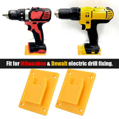 Cordless Drill & Power Tool Wall Mount Holder Compatible with Makita, DeWalt, Bosch & Milwaukee 18V Tools