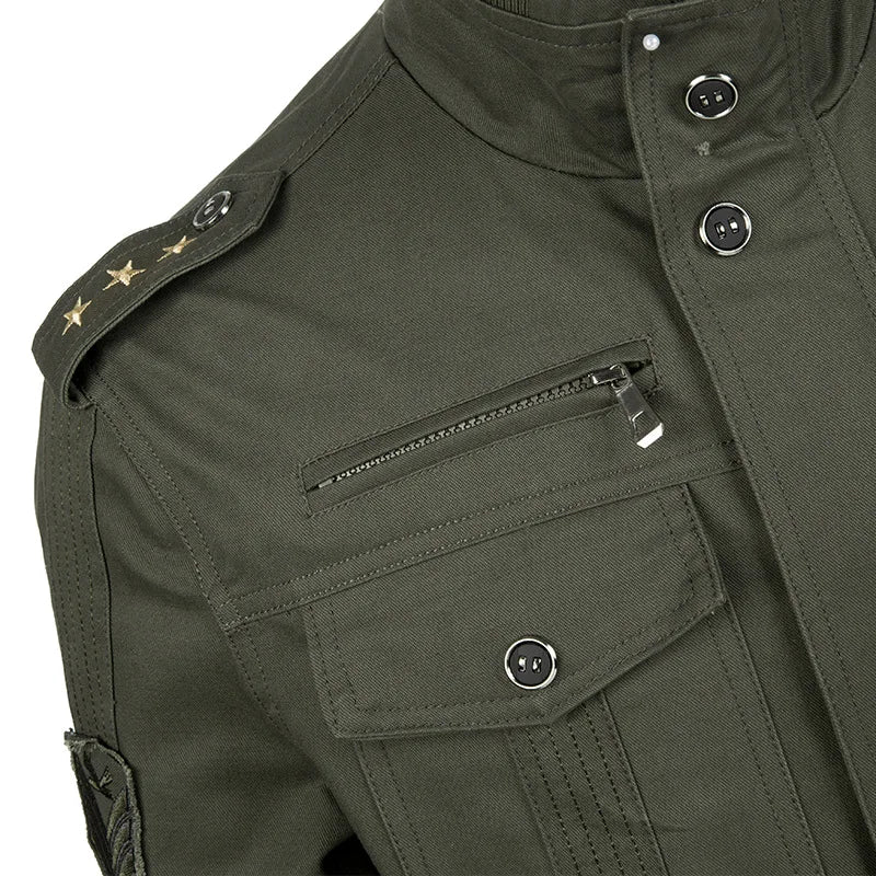 Men’s Tactical Jacket – Fleece-Lined, Windproof & Multi-Pocket Design by Snagg A Jacket