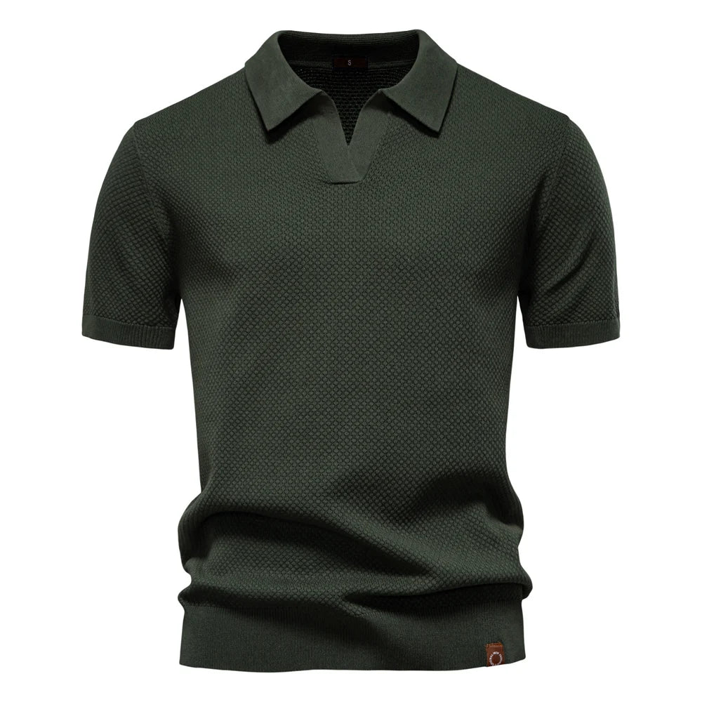 Men's Summer Breathable Polo | Lightweight Stretch Casual Essential