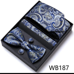 Men’s Luxury Tie & Bow Set - WB187 - Others In Fashion