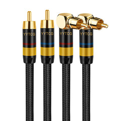 HiFi RCA Audio Cable – Premium 2RCA to 2RCA Interconnect Cable for Amplifiers, DACs, TVs & DVD Players by Snagg A Interconnect Cable