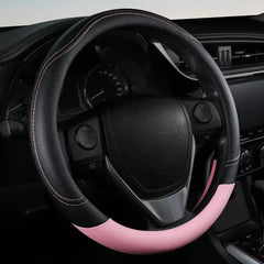 PU Leather Steering Wheel Cover by Snagg A Steering Wheel Cover