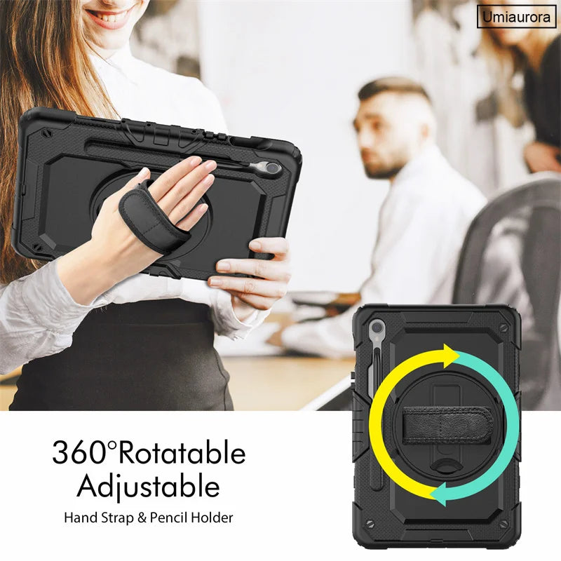 Kids Shockproof Tablet Cover For Samsung Tab S7 / S8 / S9 FE Plus by Snagg A Tab Case