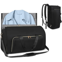 Foldable Convertible Travel Garment Duffel Bag