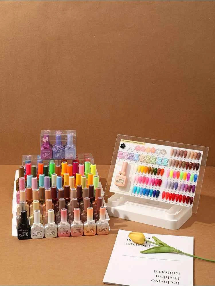 9pcs 15ml gel nail polish set Including Red Pink Nude - 10 Variants