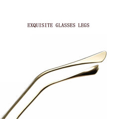 Rimless Square Sunglasses by Snagg A Shades