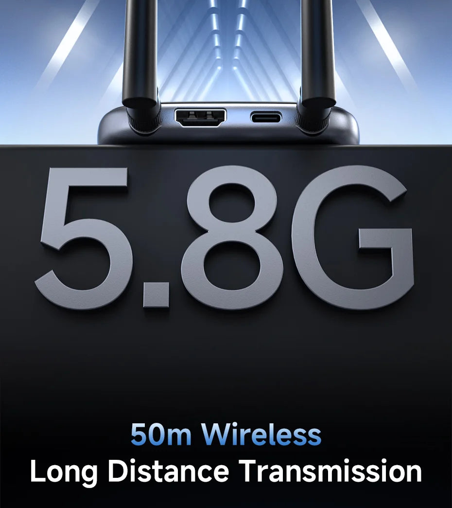 Wireless HDMI Transmitter & Receiver Kit for Streaming from Laptop to TV or Projector by Snagg An HDMI Transmitter