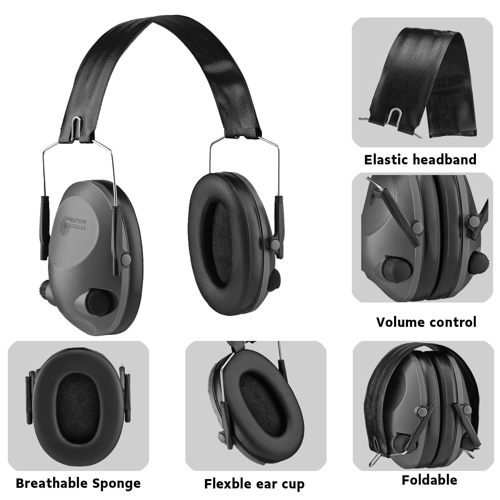 NRR 25dB Electronic Headphone Protection by Snagg A Safety Headphones