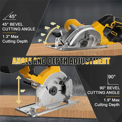 5-Inch Brushless Cordless Circular Saw - SnaggIt