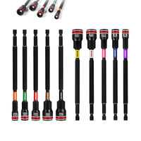 Impact Nut Driver Set – 6” Long Metric Nut Setters 8/10/13mm with Portable Storage Case