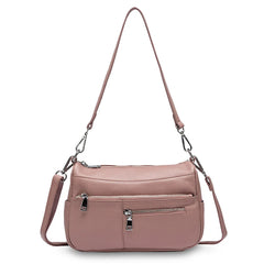 100% Genuine Leather Ruched Hobo Handbag – Noble Temperament Fashion Crossbody & Shoulder Purse for Women